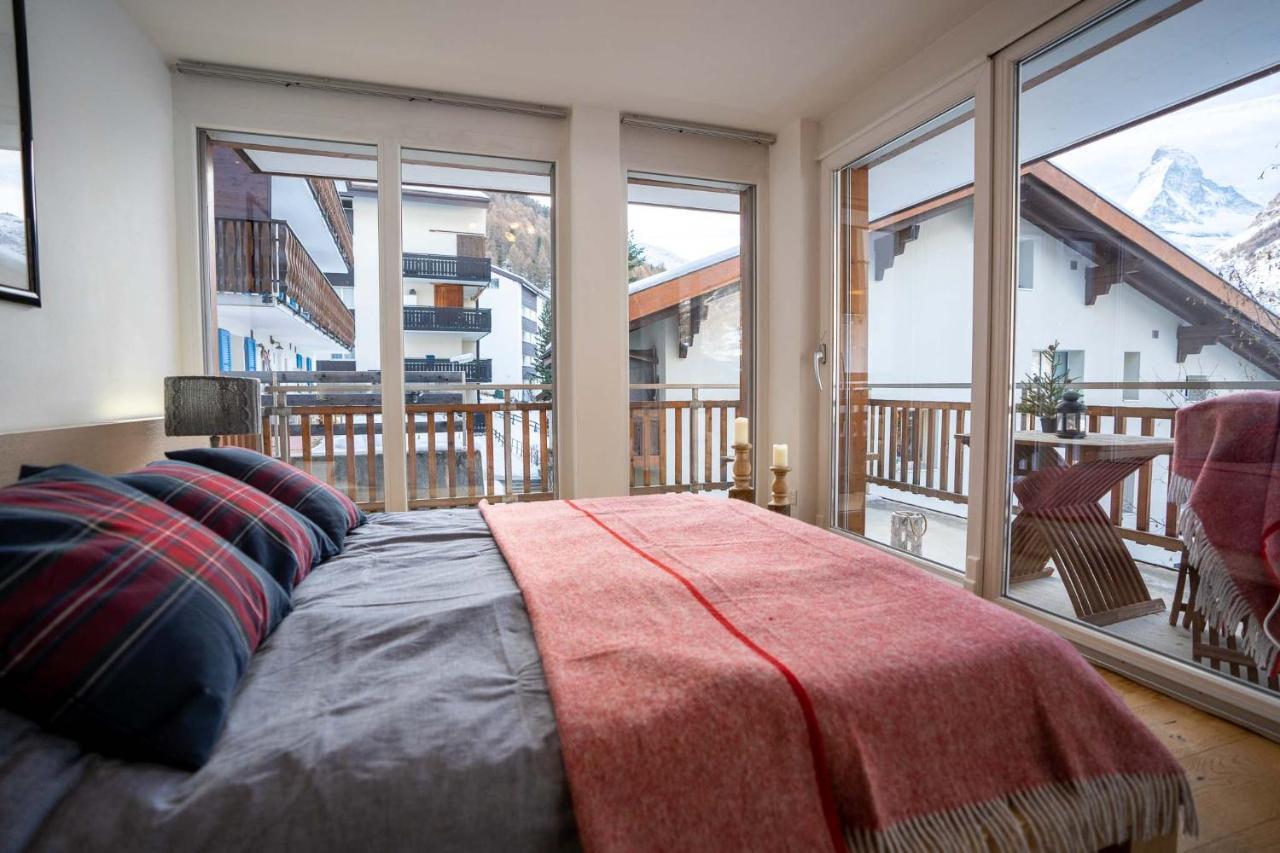 Modern Apartment With Matterhorn View Zermatt Esterno foto